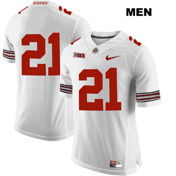 Ohio State Buckeyes Men's Parris Campbell #21 White Authentic Nike No Name College NCAA Stitched Football Jersey ZP19Q30SR